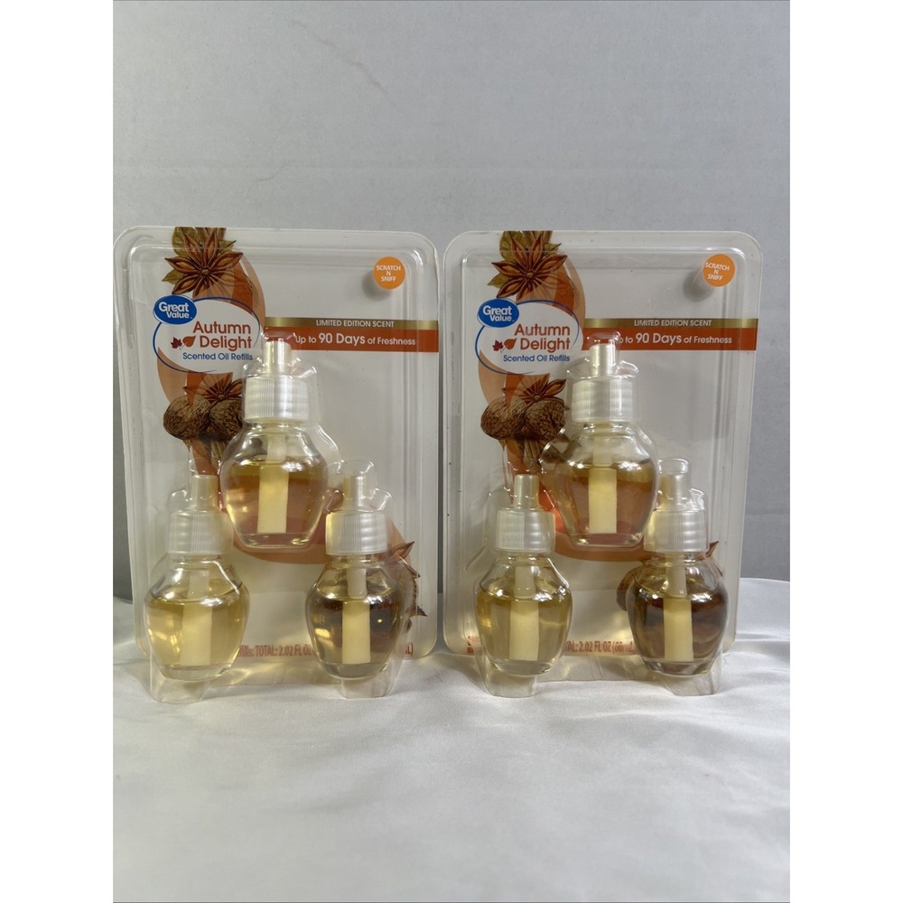 Great Value Scented Oils Warmers, Autumn Delight 3pk Lot Of‎ 2 Fall Scent